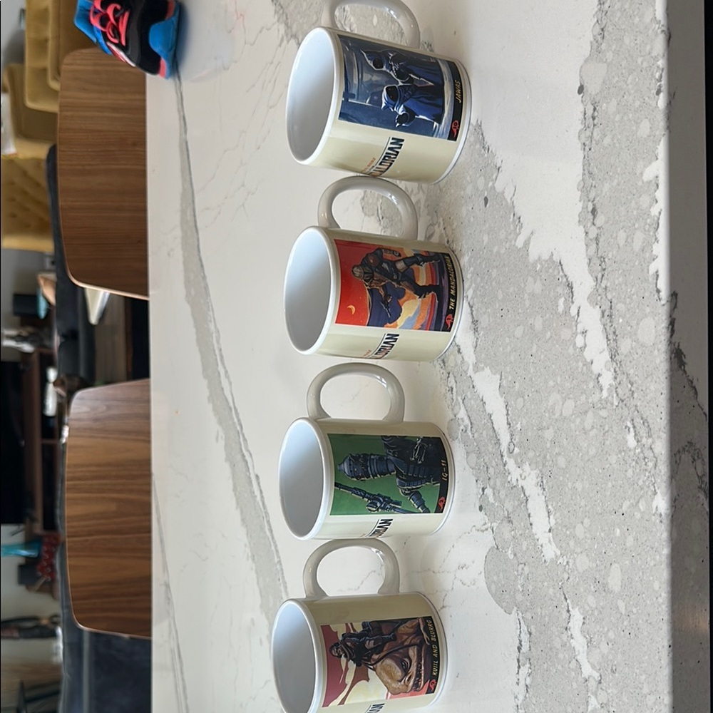 Star Wars Themed Mug Set - Multicolor